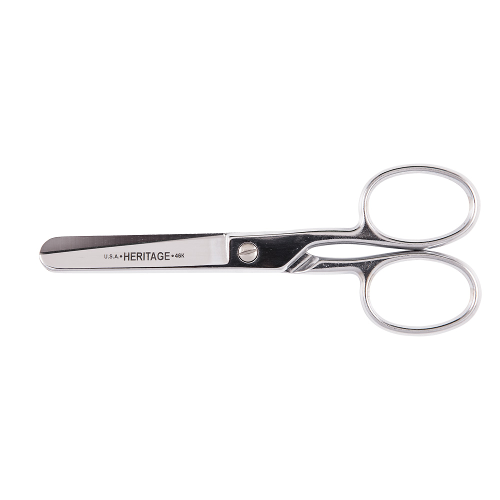 Klein Tools, Safety Scissors with Large Rings, 6in., Blade Size 2.88 in, Tool Length 6.63 in, Model# G46HC